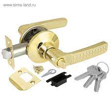 Ручка защелка ключ/фиксатор Punto 6026 РВ-Е золото