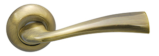 Ручка на розетке DUET Н-0515 АВ бронза 