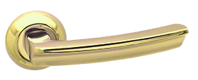 Ручка на розетке DUET Н-0517 G золото 