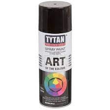Краска аэрозольная Tytan Professional черная глянцевая, 400 мл 