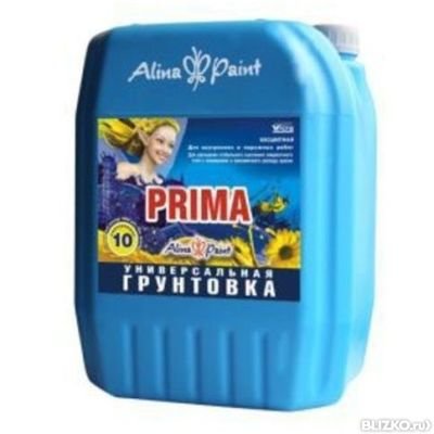 Грунтовка Alina Paint Prima универсальная,морозостойкая 5 кг 