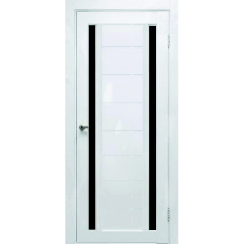 Дверь межком Тандем Foret Light белый ст.черн ПО800мм