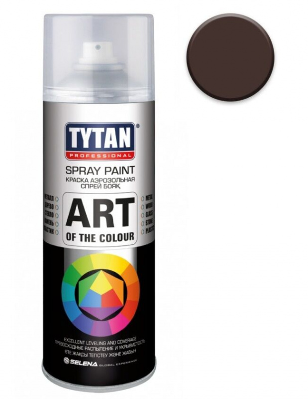 Краска аэрозольная Tytan Professional коричневая, 400 мл 