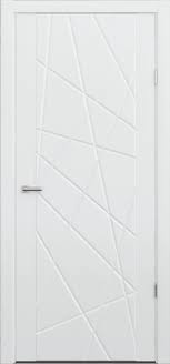 Дверь межком ПГ  Риф ПВХ  Софт тач (white), 900мм