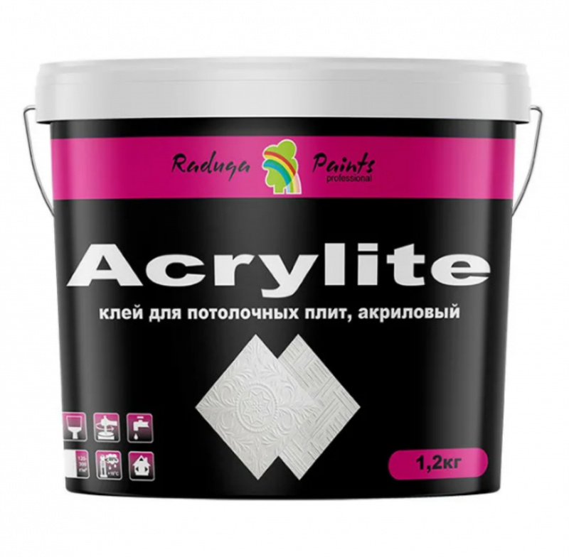 Клей Радуга Acrylite для потолочной плитки 1,2кг