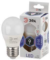 Лампа светодиодная ЭРА LED P45-9W-860-E27.0379