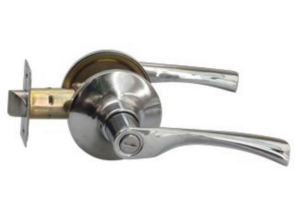 Ручка-защелка фалевая LS 101 ключ-завертка Полир Хром (513516) (LS101 ET CP)